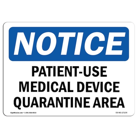Signmission OSHA Notice, 12" Height, Peel And Stick Wall Graphic, OS-NS-RD-1218-L-17152 OS-NS-RD-1218-L-17152
